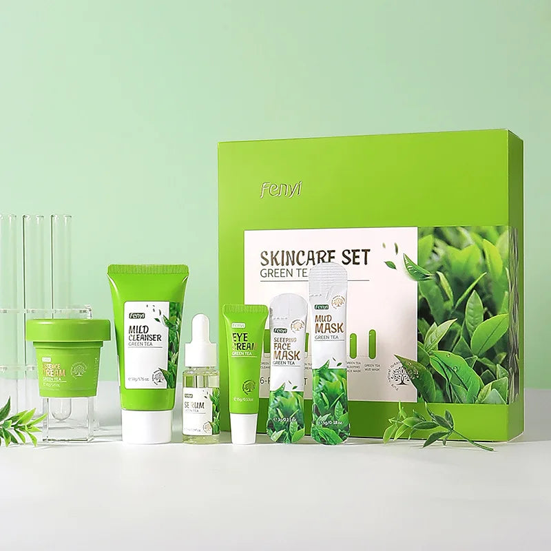 Green Tea Skin Care Set (6 Pieces)