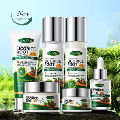 Licorice Root Skin Care Set (6 Pieces)