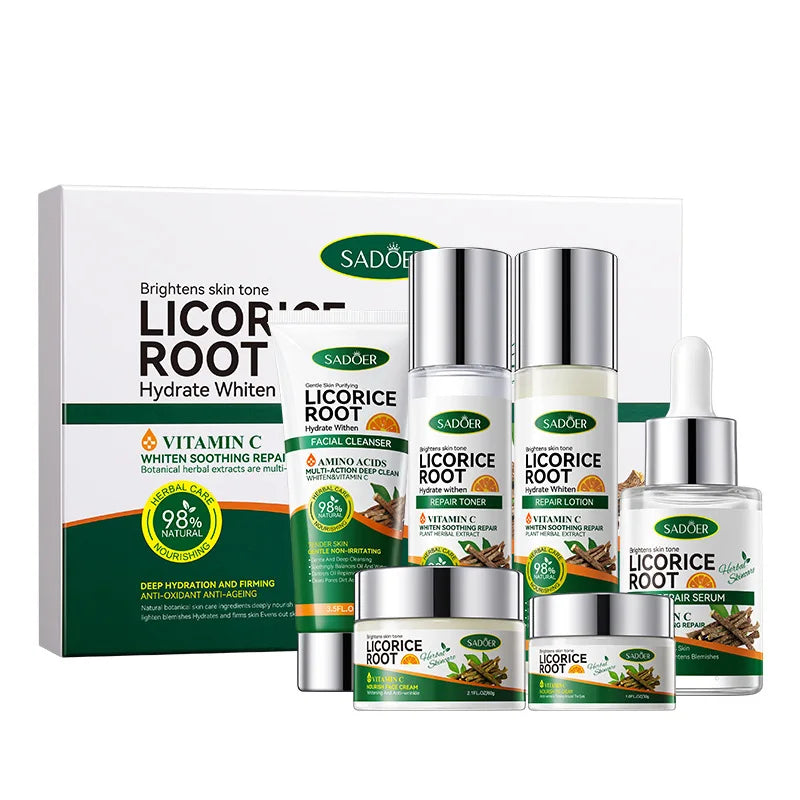 Licorice Root Skin Care Set (6 Pieces)