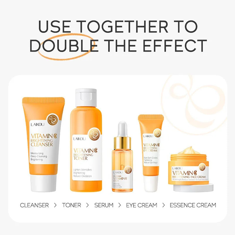 Vitamin C Face Care Set (5 Pieces)